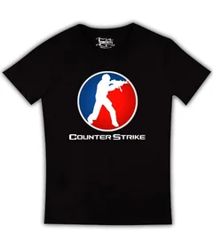 Прикольные футболки: Counter Strike  на черной